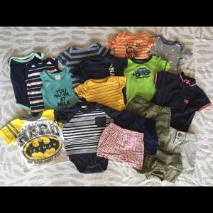 Baby Boy Bundle Size 3 Months Lot of 17 Summer